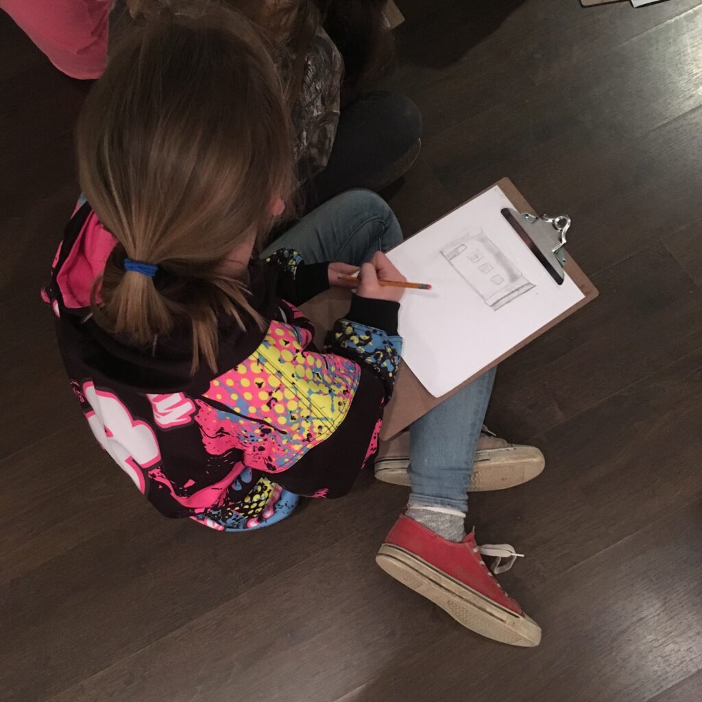 Child drawing