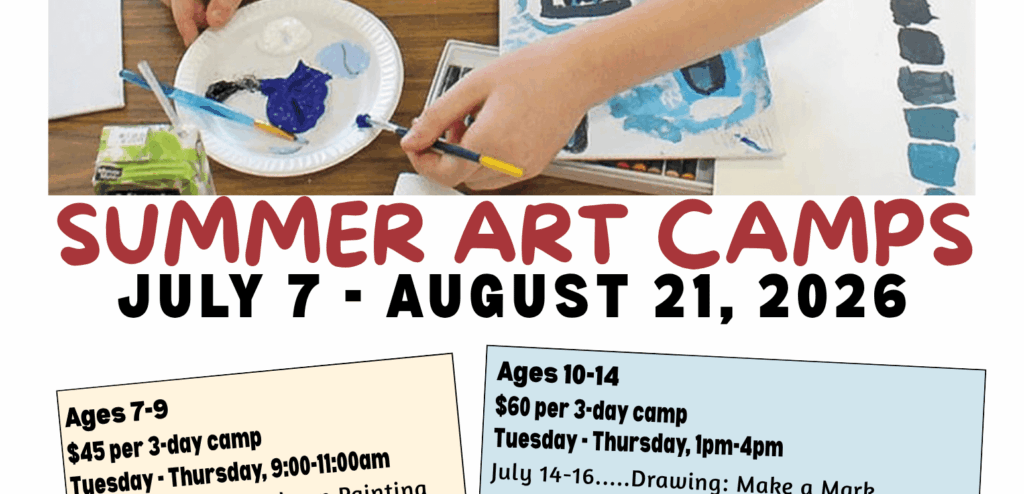 1. SUMMER ART CAMPS 2026