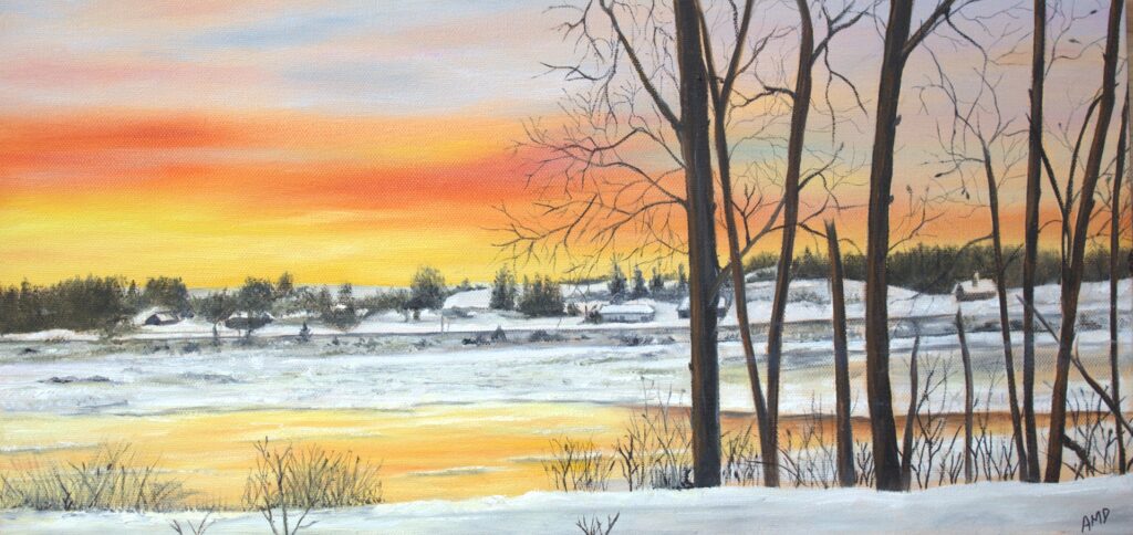 St. John River - Winter's Warm Embrace